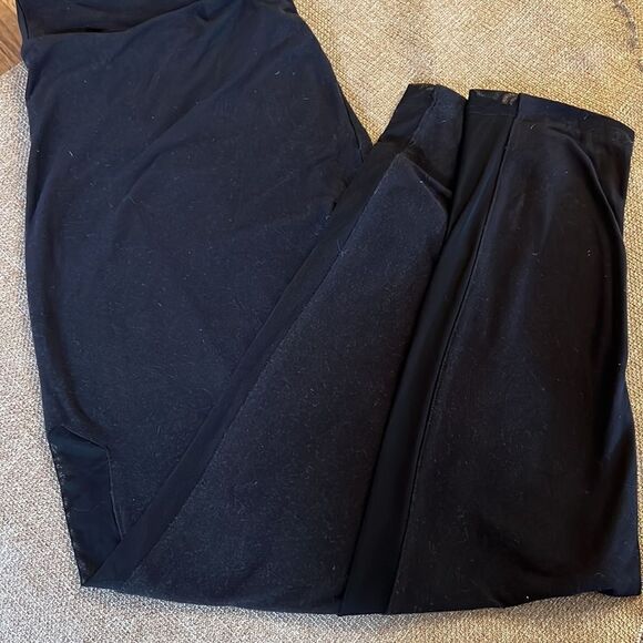 Black XL Sheer Panel Active Leggings - No Boundaries - Picture 2 of 5